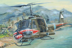 UH-1 Huey B model Hobby Boss 81806 in 1-18 