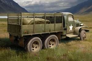 US GMC CCKW-352 Wood Cargo Truck in scale 1-35 