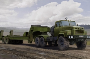 Russian KrAZ-260B Tractor with MAZ/ChMZAP-5237G semitrailer  