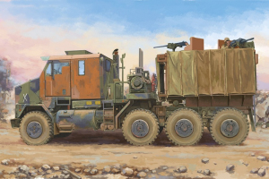 M1070 Gun Truck model Hobby Boss 85525 in 1-35 