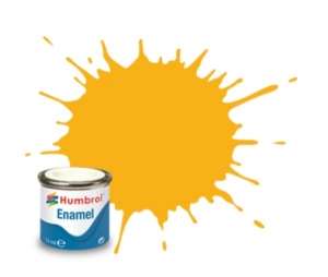 Humbrol 154 Insignia Yellow Matt - emalia 14ml