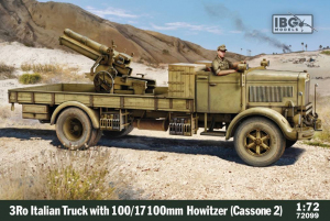 IBG 72099 Italian 3Ro Truck with 100/17 100mm Howitzer (Cassone 2) 1/72