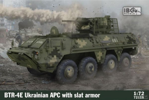 IBG 72118 BTR-4E Ukrainian APC with Slat Armor 1-72