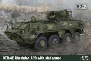 IBG 72118 BTR-4E Ukrainian APC with Slat Armor 1-72 