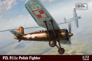 IBG 72519 Polski myśliwiec PZL P.11c model 1-72