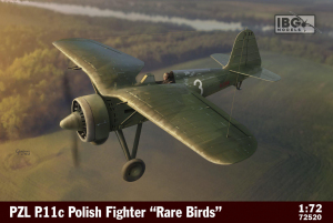 IBG 72520 PZL P.11c Polish Fighter Rare Birds