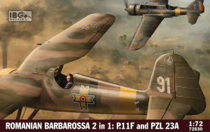 IBG 72530 PZL/IAR P.11F & PZL.23A Karaś (2in1) Romanian Barbarossa