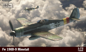 IBG 72536 Myśliwiec Focke Wulf Fw190D-9 Mimetall model 1-72