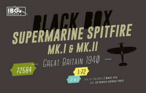 IBG 72584 Supermarine Spitfire Mk.I & Mk.II - Great Britain 1940 Black Box 1/72 