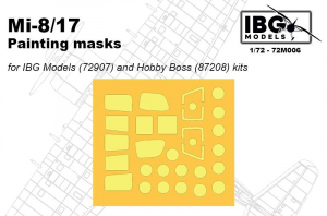 IBG 72M006 Mi-17 Painting Masks (for IBG & Hobby Boss) 1/72