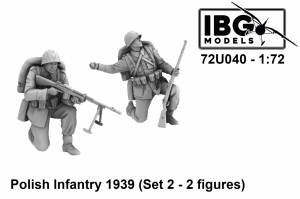 IBG 72U040 Polish Infantry 1939 Set 2 (3D printed - 2 figures) 1/72