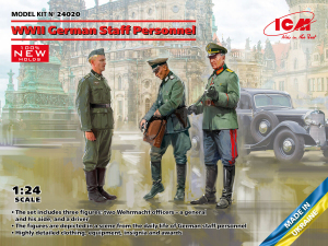 ICM 24020 WWII German Staff Personnel 1/24