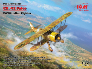 ICM 32020 Samolot Fiat CR.42 Falco model 1-32