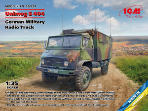 ICM 35137 Unimog S 404 - niemiecki pojazd z radiostacją 1/35