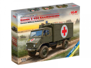 ICM 35138 Terenowy pojazd sanitarny Unimog S 404 Krankenwagen model 1-35