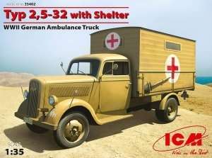 ICM 35402 Typ 2,5-32 with Shelter Ambulance Truck WWII