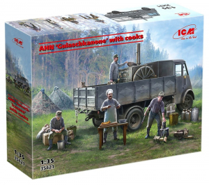 ICM 35421 AHN Gulaschkanone with Cooks 1/35 