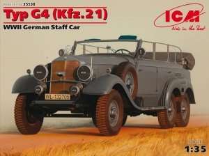 ICM 35538 Typ G4 (Kfz.21) WWII German Staff Car