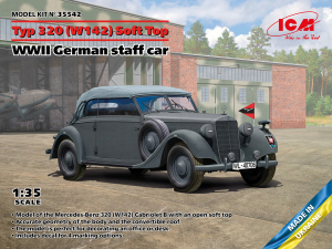 ICM 35542 German staff car Typ 320 (W142) Soft Top