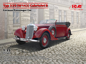 ICM 35543 Typ 320(W142) Cabriolet B passenger car 1/35 