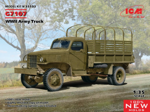 ICM 35593 Ciężarówka wojskowa G7107 model 1-35
