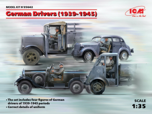 ICM 35642 Figurki niemieccy kierowcy 1939-1945 skala 1-35