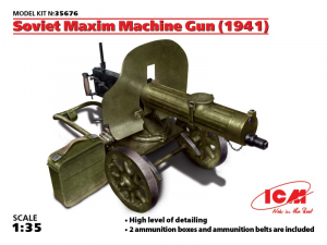 ICM 35676 Radziecki karabin maszynowy Maxim 1941 model 1/35