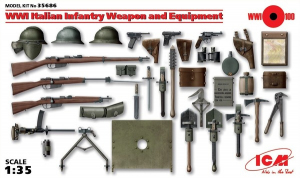 ICM 35686 WWI Italian Infantry and Equipment 1/35 