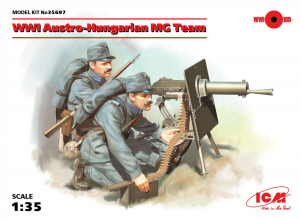 ICM 35697 WWI Austro-Hungarian MG Team (2fig) 1/35