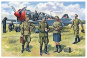 ICM 48084 Figurki radzieckich pilotów i obsługi naziemnej 1943-45