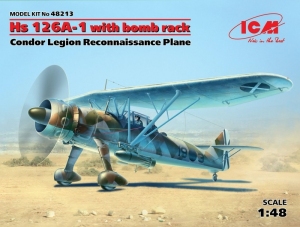 ICM 48213 Samolot Henschel Hs 126A-1 model 1-48 
