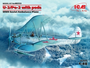 ICM 48253 Samolot U-2/Po-2 Soviet Ambulance Plane