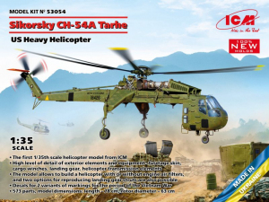 ICM 53054 Śmigłowiec Sikorski CH-54A Tarhe 1/35 