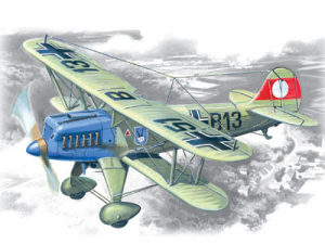 ICM 72193 He 51A-1 German fighter biplan 1/72 