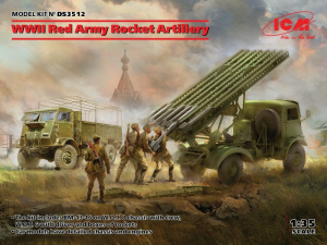 ICM DS3512 Zestaw Armia Czerwona artyleria rakietowa modele 1-35