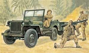 Italeri 0314 Willys MB Jeep with Trailer