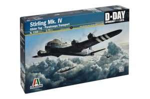 Italeri 1350 Stirling Mk. IV Glider Tug - Paratroop transport