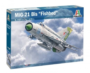 Italeri 1427 Samolot MiG-21 Bis Fishbed z polską kalkomanią