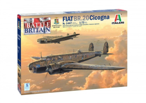 Italeri 1447 Samolot Fiat BR-20 Cicogna Bitwa o Anglię