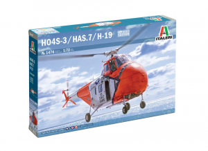 Italeri 1476 Helicopter HO4S-3 / HAS.7 / H-19 1/72