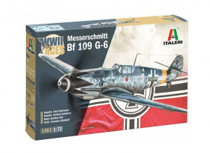 Italeri 1483 Messerschmitt Bf109 G-6 - WWII Aces 1/72