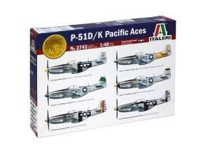 Italeri 2743 model samolotu P-51 D/K Pacific Aces
