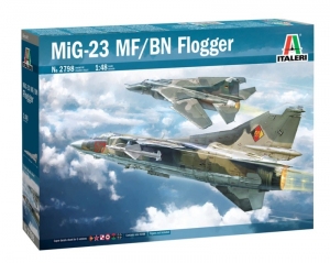 Italeri 2798 Samolot MiG-23 MF/BN Flogger - polska kalkomania