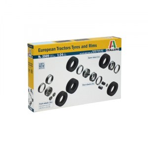 Italeri 3909 Opony i felgi do europejskich ciągników