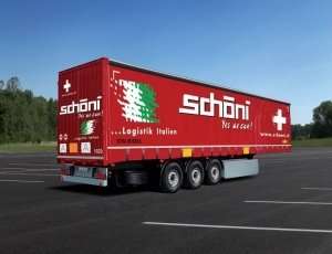 Italeri 3918 Curtainside Trailer Schoeni 1/24