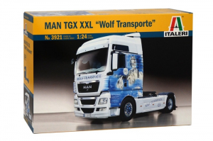 Italeri 3921 Ciężarówka MAN TGX XXL Wolf Transporte 1/24