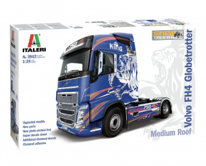 Volvo FH4 Globetrotter Medium Roof model Italeri in 1-24 