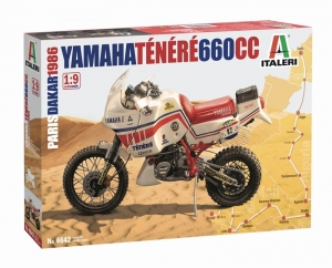 Yamaha Tenere 660cc Paris Dakar 1986 model Italeri 4642 in 1-9 