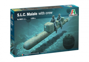 Italeri 5621 Żywa torpeda S.L.C. Maiale z figurkami model 1-35