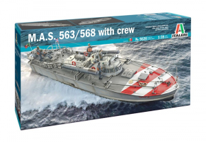 Italeri 5626 Łódź M.A.S 563/568 z załogą model 1-35